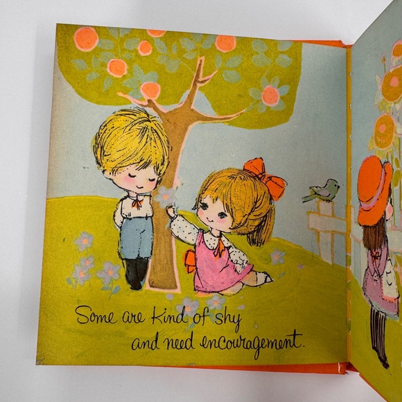 Vintage Friends Are Like Flowers Sunbeam 1968 Library Book Maria Paoletti Art - Picture 8 of 16